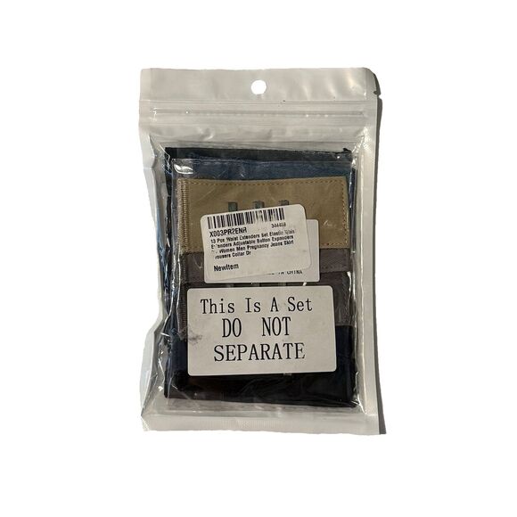 13pc Unisex Waist Extenders 3 types adjustable Skirts Trousers Jeans Pants New! - Picture 1 of 5